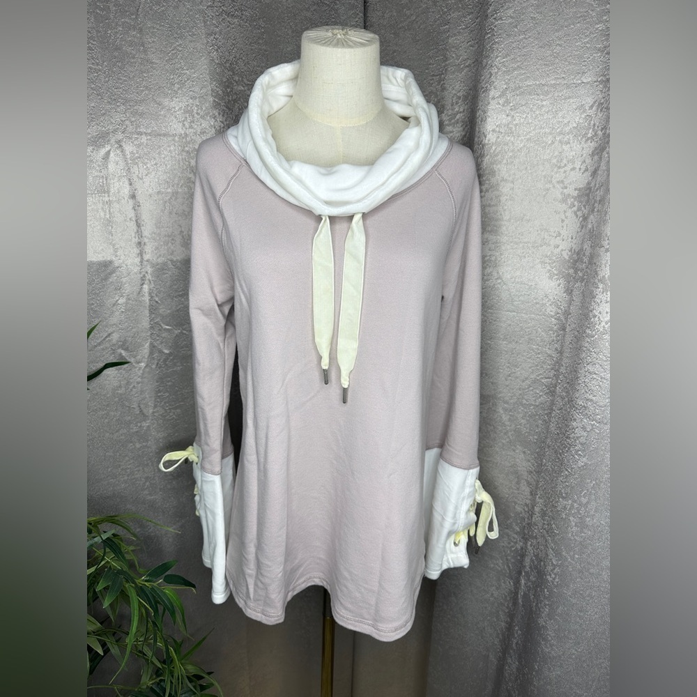 NEW Calvin Klein Performance Soft Cowl Neck Sweater Lilac Women’s M